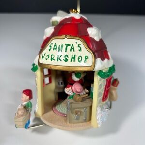 1995‎ Mistletoe Magic Solar Motion Ornament Matrix Industries Santa's Workshop